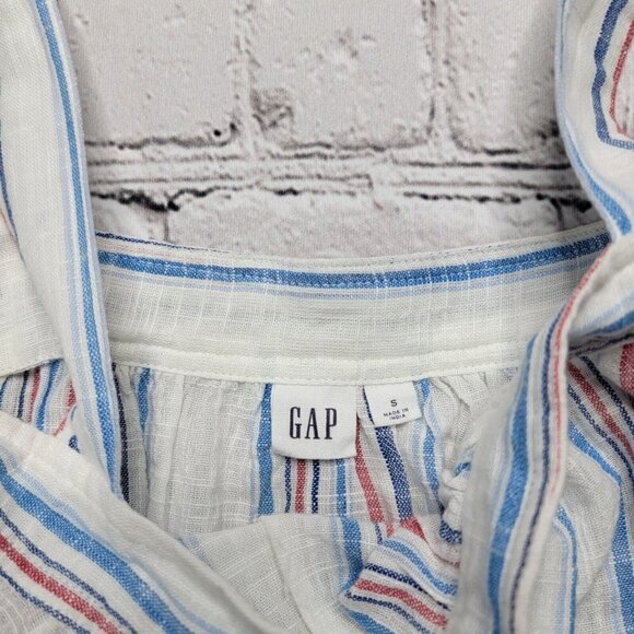 Gap 100% Cotton Vertical Stripe Sleeveless Top Size S - Picture 8 of 12